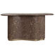 Isola 65 X 32 inch Marble Look / Mocha Outdoor Console Table